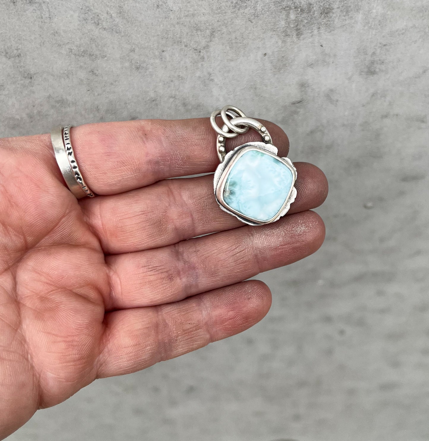 Larimar Pendant