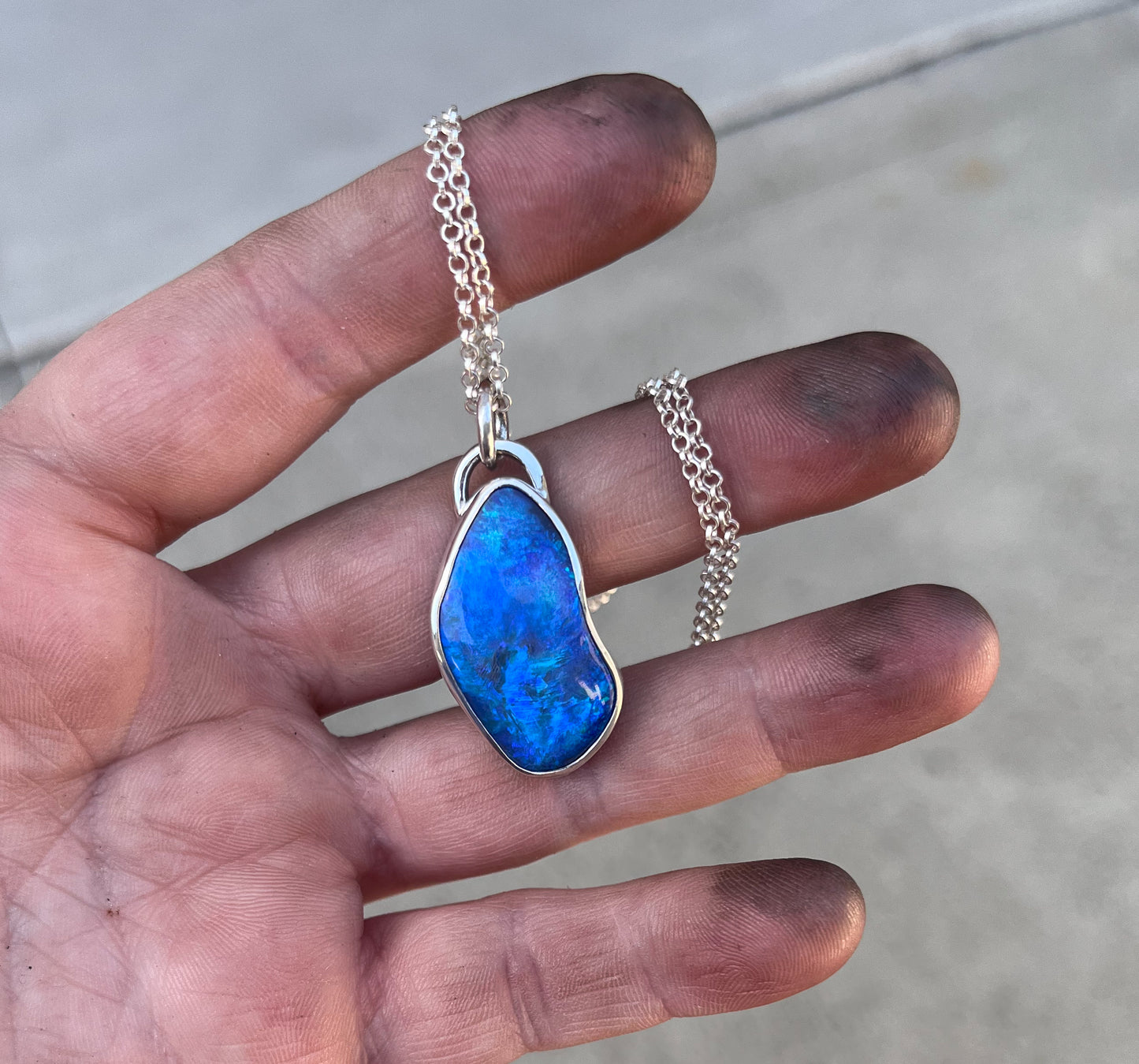 Opal pendant