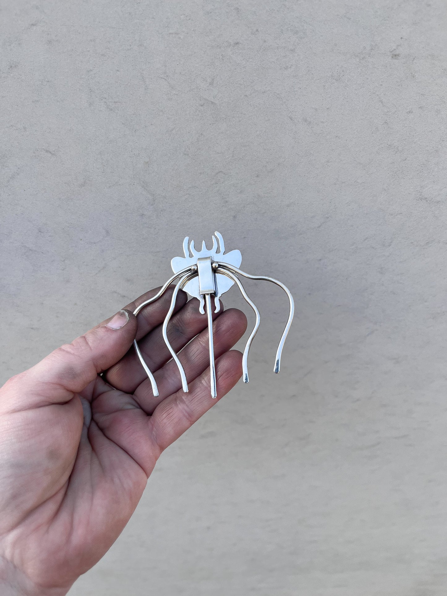 Rhino beetle Hair pin