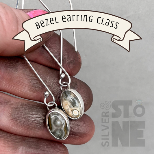 BEZEL EARRING CLASS-                                       SELECT A DATE BELOW