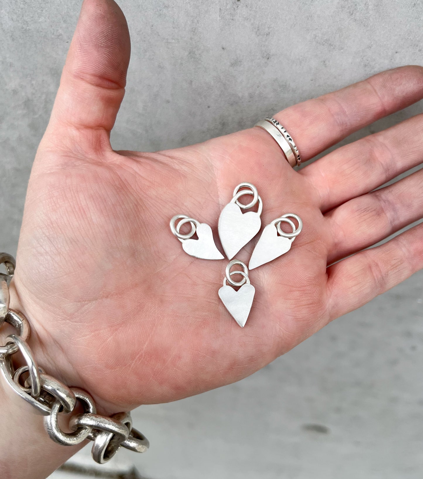 Beaded necklace- periwinkle