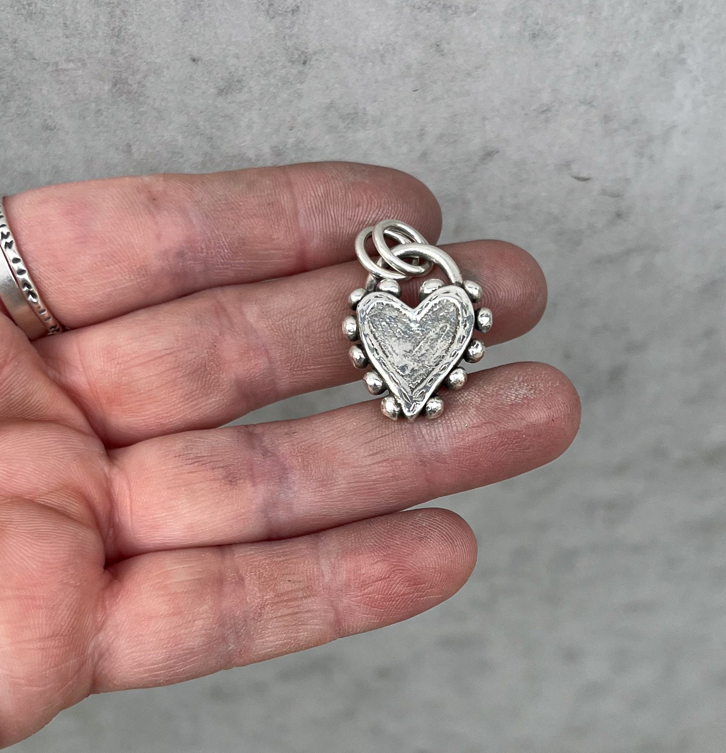 Beaded necklace- clear moonstone