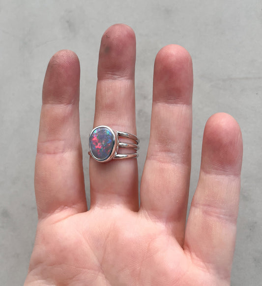 Opal ring- 7.5