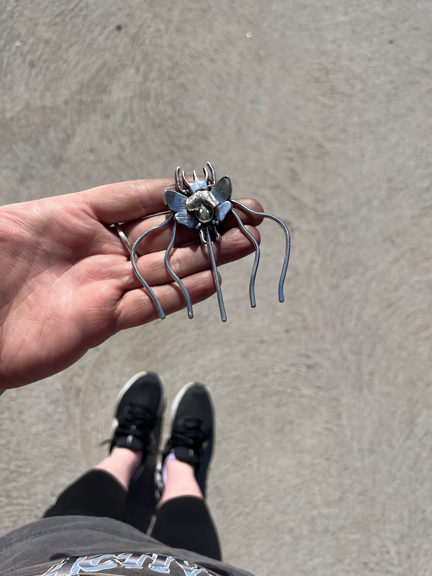 Rhino beetle Hair pin