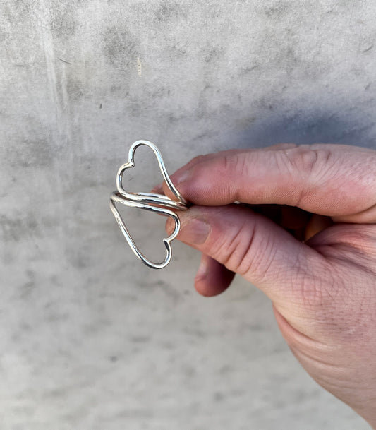 Love heart ring- size 10