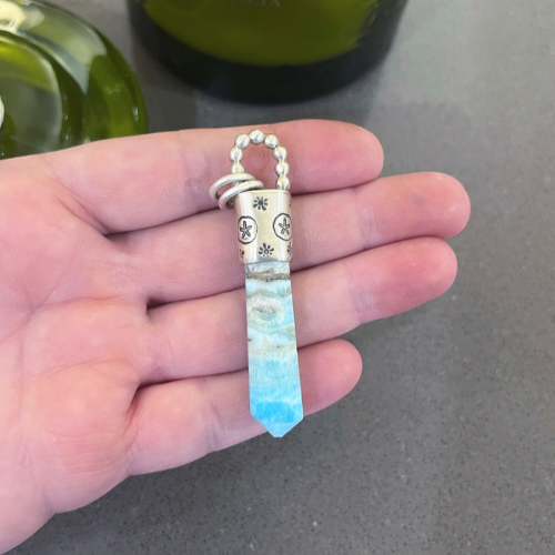 Crystal point pendant- CLASS