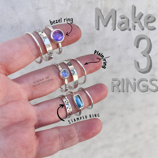 MAKE 3 RINGS CLASS- CHOOSE A DATE BELOW