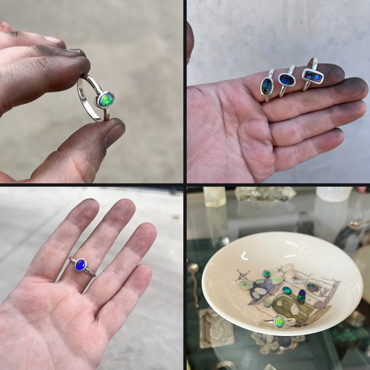 CLASS SPECIAL- small opal ring workshop
